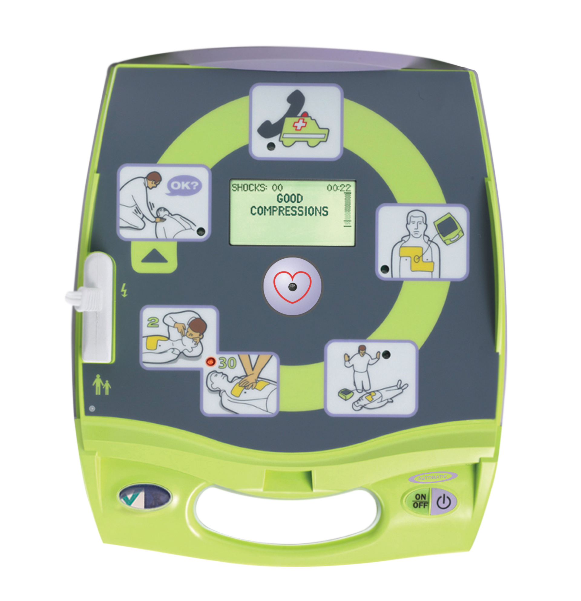 AED ZOLL PLUS GOOD COMPRESSIONS